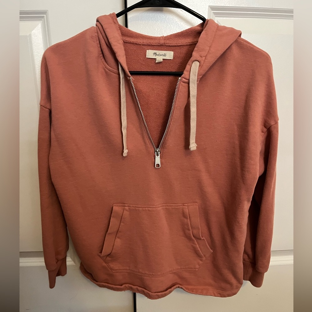 Women’s Madewell half-zip hoodie, size XS, gently used